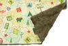 rv travel map 60l x 50w inch camp casual throw blanket - 4' 2 long 5' wide print and moss