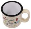 drinkware cups and mugs camp casual coffee mug - 15 fl oz wanderlust white theme