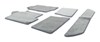 custom fit all seats covercraft premier auto carpet floor mats - carpeted front middle rear gray mist