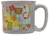 drinkware cups and mugs camp casual coffee mug - 15 fl oz travel map theme