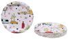 camp casual camping kitchen dishes eco-friendly paper plates - road trip 8-1/2 inch 24 count