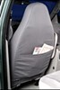 40/20/40 split bench fold down center console covercraft seatsaver custom seat covers - front misty gray