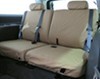 adjustable headrests covercraft seatsaver custom seat covers - third row tan