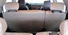 60/40 split bench fold down center console covercraft seatsaver custom seat covers - waterproof second row gray