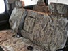 fold down armrest w cupholder adjustable headrests covercraft truetimber seatsaver camo-pattern seat covers - second row flooded timber