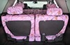 0  50/50 split bench covercraft truetimber seatsaver camo-pattern seat covers - third row pink camo