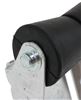 rollers 5 inch long ce smith deep v keel roller assembly for boat trailers - galvanized steel/black rubber