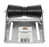 rollers keel roller ce smith deep v assembly for boat trailers - galvanized steel/black rubber 8 inch