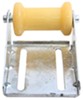 spool roller assembly ce smith for boat trailers - galvanized steel and yellow tpr 5 inch