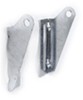 rollers ce smith universal-fit split panel brackets for boat trailers - galvanized steel 1 pair
