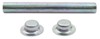 5/8 inch diameter 5-1/4 long roller shaft with pal nuts for boat trailer rollers - zinc-plated steel x