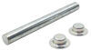 rollers 5/8 inch diameter roller shaft with pal nuts for boat trailer - zinc-plated steel 6-1/4 x