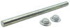 rollers 5/8 inch diameter roller shaft with pal nuts for boat trailer - zinc-plated steel 8-7/8 x