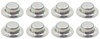 nuts cap nut replacement pal - zinc 1/2 inch qty. 8