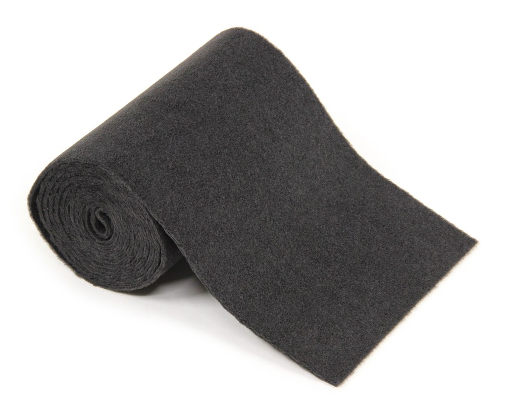 CE Smith Deluxe Marine-Grade Carpeting for Bunk Boards - Black - 12' Long x 11" Wide 144 Inch Long CE11330