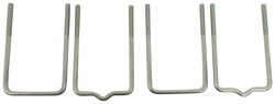 CE Smith Extra-Long U-Bolt Kit for Boat Trailer Guide-Ons - Pre-Galvanized Steel - 6" Tall - CE11416