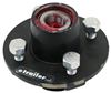 hub pre-greased standard ce smith trailer assembly w/ carrying case for 2 500-lb axles - 4 on threaded