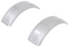 no step for single-axle trailers ce smith single axle trailer fenders - gray plastic 8 inch to 12 wheels qty 2