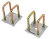 CE Smith U-Bolt Kit for Mounting 2" Square Trailer Axles - 4-1/2" Long U-Bolts - Zinc