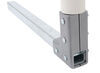 guides ce smith post-style guide-ons for boat trailers - 65 inch tall u-bolt hardware white 1 pair