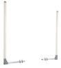 guides ce smith post-style guide-ons for boat trailers - 65 inch tall i-beam frames white 1 pair