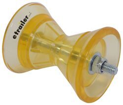 CE Smith Bow Roller Assembly with Bells for 3" Wide Bracket - PVC - 1/2" Shaft - Amber - CE29334