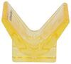 guards and pads ce smith y-style bow stop for boat trailers - pvc 4-1/4 inch span 1/2 shaft amber