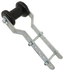 CE Smith Keel Roller Assembly for 2" Wide Trailer Tongues - Galvanized Steel and Black Rubber - CE32005G