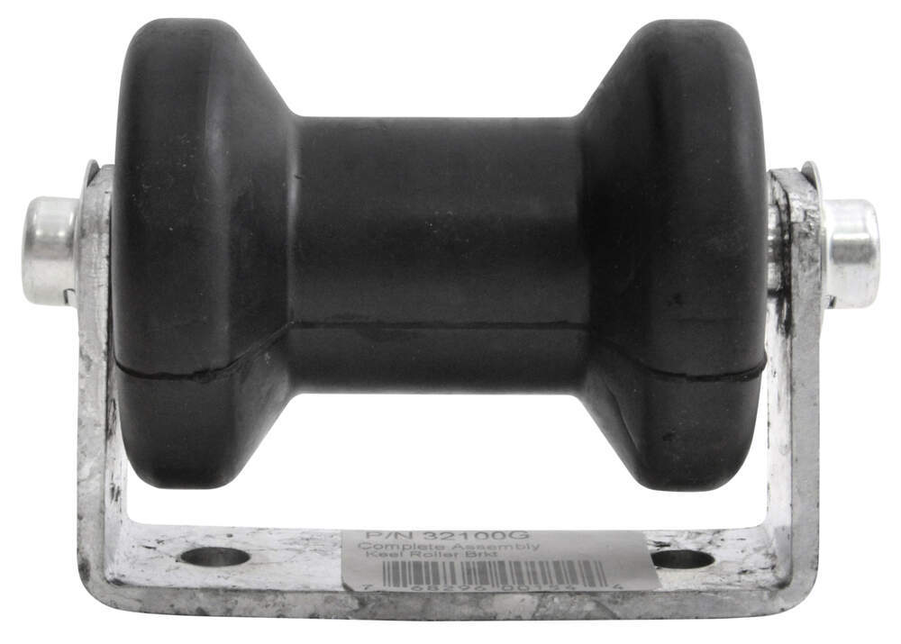 CE Smith Spool Roller Assembly for Boat Trailers - Galvanized Steel and  Black Rubber - 4 CE Smith Boat Trailer Parts CE32100G