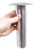 rod holders 70 series fishing holder - flush mount cast bottom w/ drain 1-5/8 inch id stainless steel