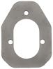 hunting and fishing rod holder parts backing plate for ce smith 70 series flush mount holders - stainless steel