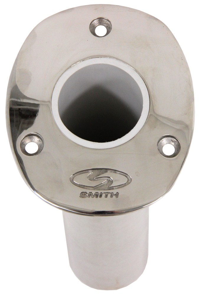 C.E. SMITH 53680Sa Stainless Steel Flush Mount Rod Holder - 0 Degree