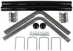 CE Smith Post-Style Guide-Ons for Boat Trailers - 40" Tall - 70 Degree Tilt - Black - 1 Pair - CES47FR