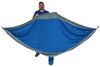 parachute hammocks side pockets stuff sack coghlan's camping hammock - double blue/gray