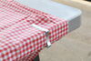0  camping table coghlan's picnic tablecloth with 6 clamps