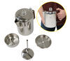 appliances 51 - 100 oz coghlan's camping coffee percolator stainless steel 12 cups