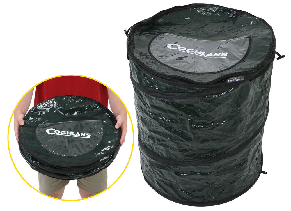 Coghlan's Pop-Up Trash Can - 29.5 Gallon - Green - CG65FV