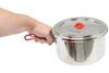 cookware cook sets coghlan's camping set - stainless steel 1 frying pan and 3 pots