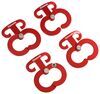 laundry drying coghlan's clothesline anchor clips - aluminum qty 4