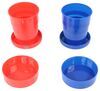 drinkware coghlan's collapsible cups - 4 fl oz red and blue qty 2