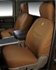 bench seat covercraft carhartt seatsaver custom covers - second row brown