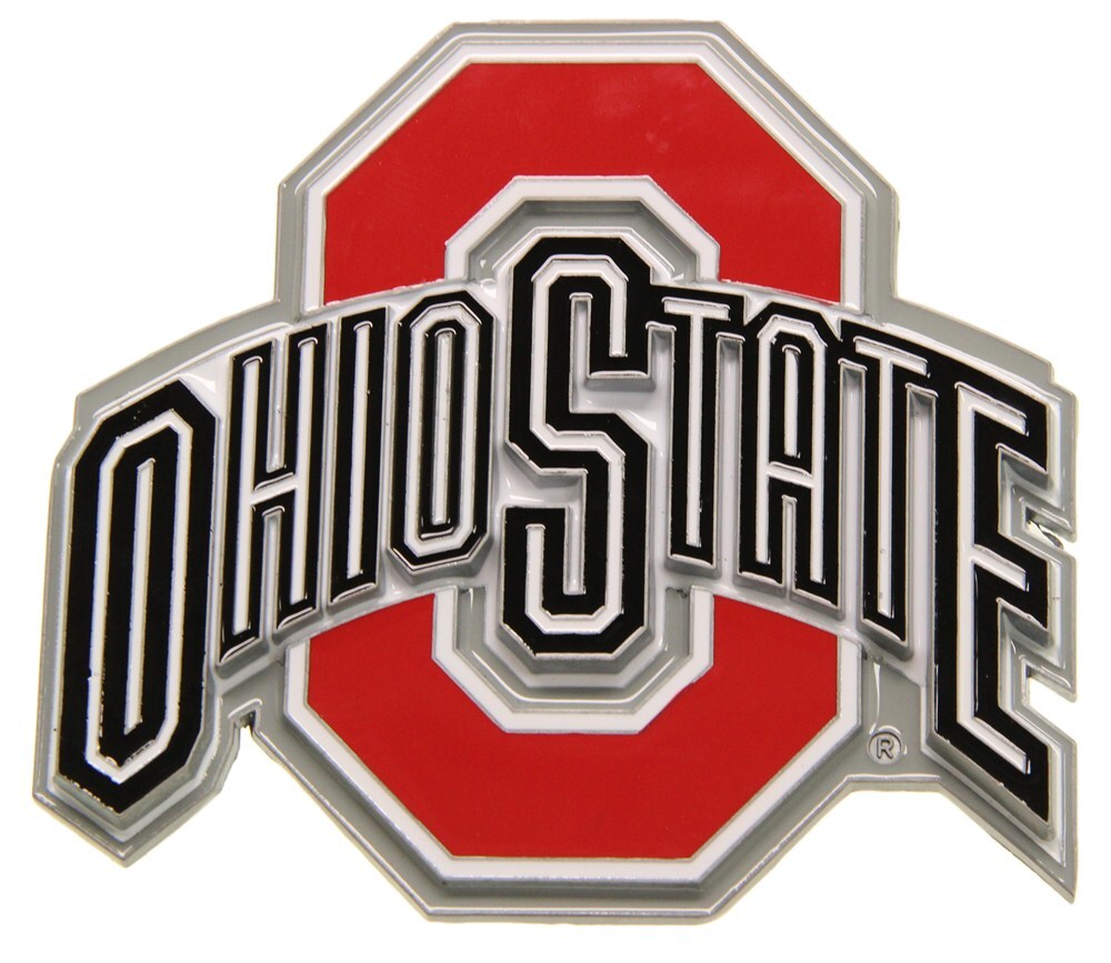 Ohio State Buckeyes Trailer Hitch Receiver Cover Siskiyou Hitch Covers ...