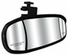 boat mirrors clamp-on cipa extreme rearview mirror - multi-face windshield mount 20 inch long x 7 wide
