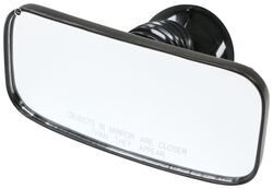 CIPA Rearview Boat Mirror - Convex Glass - Suction Cup Mount - 8" Long x 4" Wide - CM11050