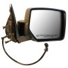 CIPA Replacement Side Mirror - Electric/Heat w Memory - Textured Black - Passenger Side Black CM46483