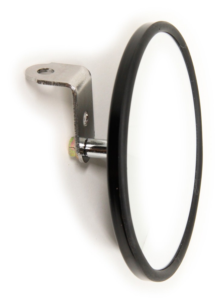 Cipa Round Convex Hotspot Mirror Bolt On 6 Diameter Black Qty 