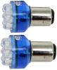 replacement bulb pair of lights cipa evo formance 1157 round led bulbs - cold blue qty 2