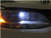 2013 volkswagen jetta headlights evo formance replacement bulbs on a vehicle
