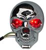 fits 1-1/4 inch hitch 2 and light-up skull with l.e.d. eyes trailer receiver cover