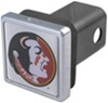 fits 2 inch hitch standard florida state seminoles ncaa logo trailer cover - square chrome